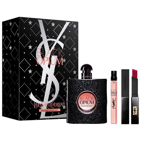 ysl black opıum 90 ml edp|opium black gift set boots.